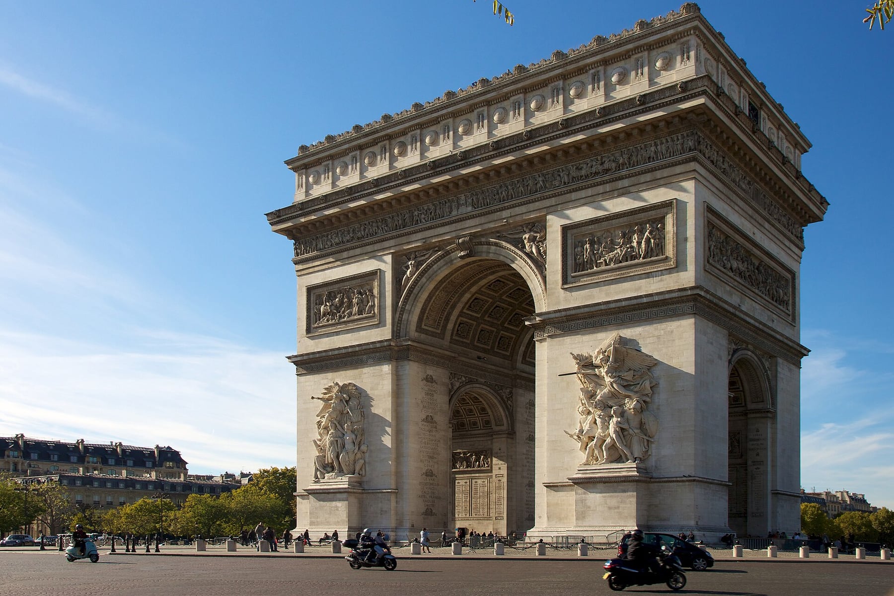 Arc de Triomphe in Paris, France
