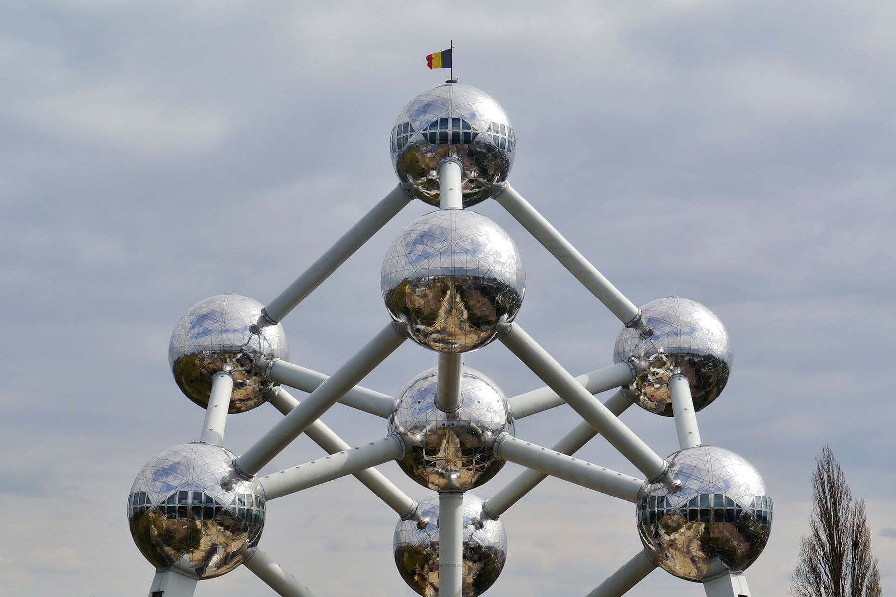 Atomium in Brussels, Belgium
