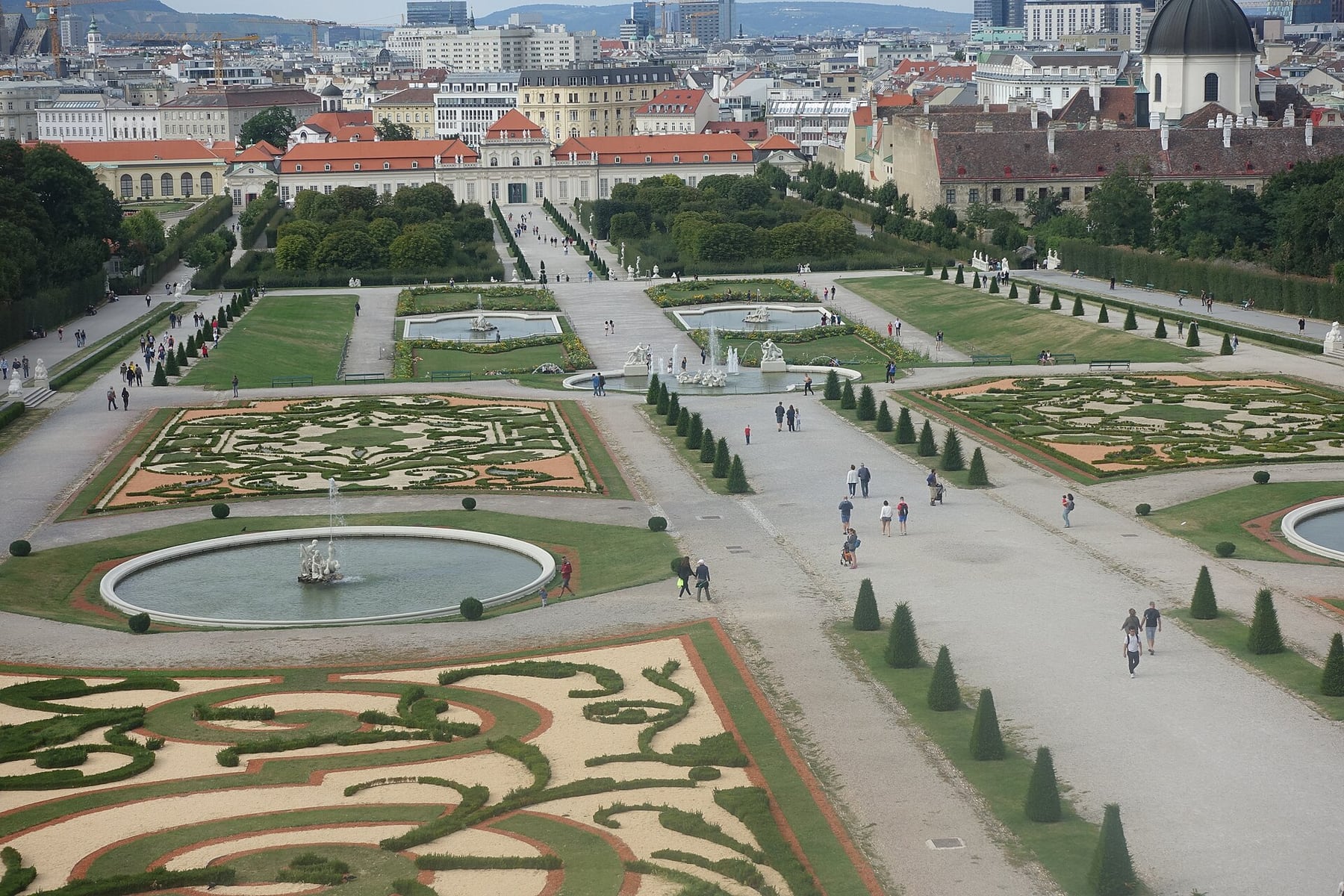 Belvedere Palace in Vienna, Austria