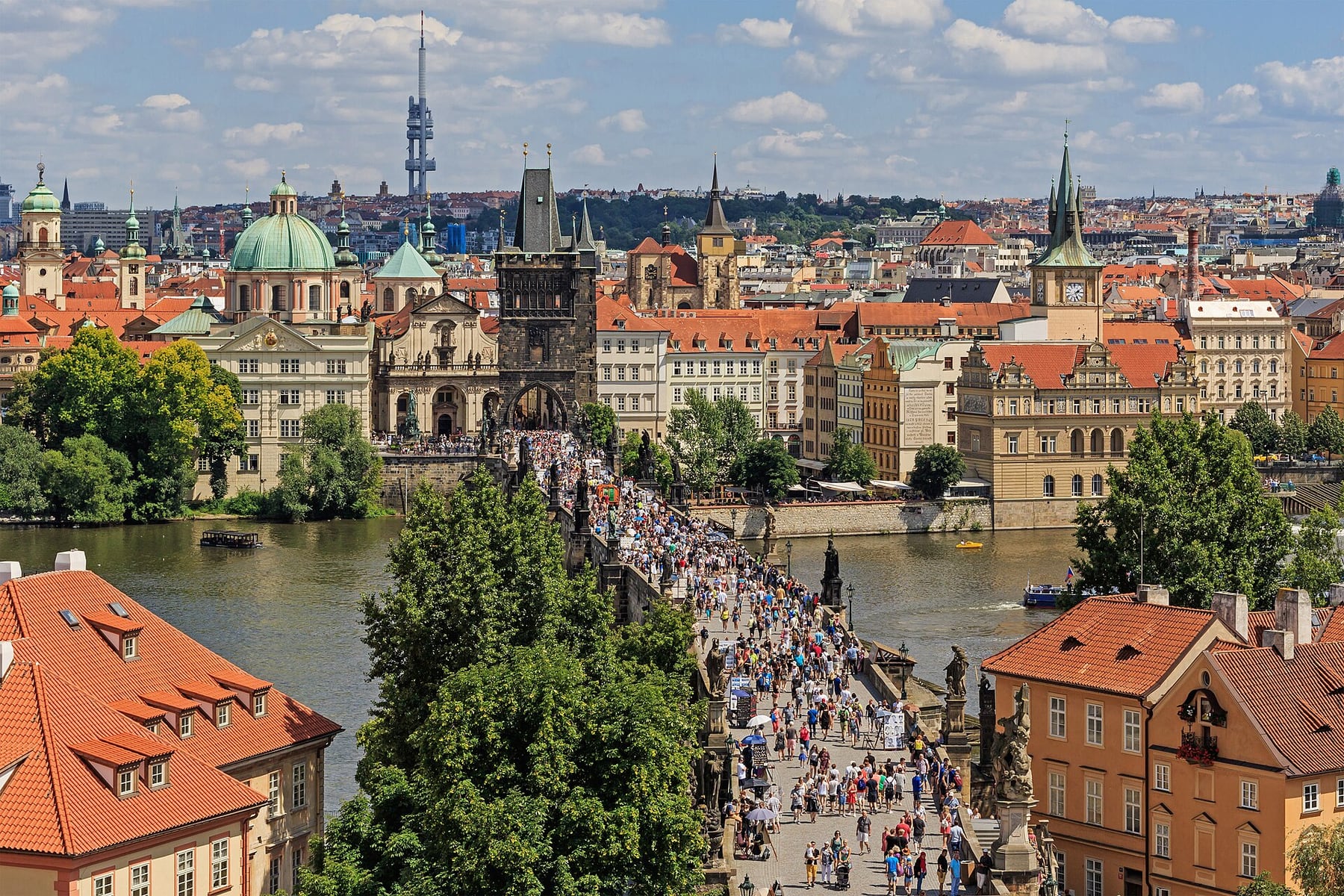 Charles Bridge in Prague, Czechia