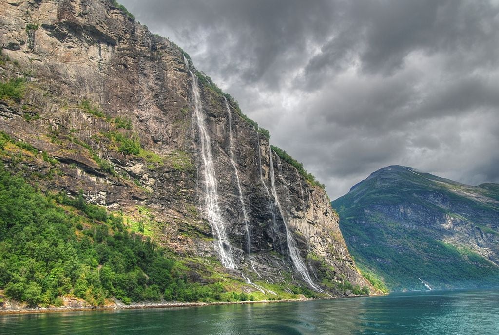 Geirangerfjord in Geiranger, Norway