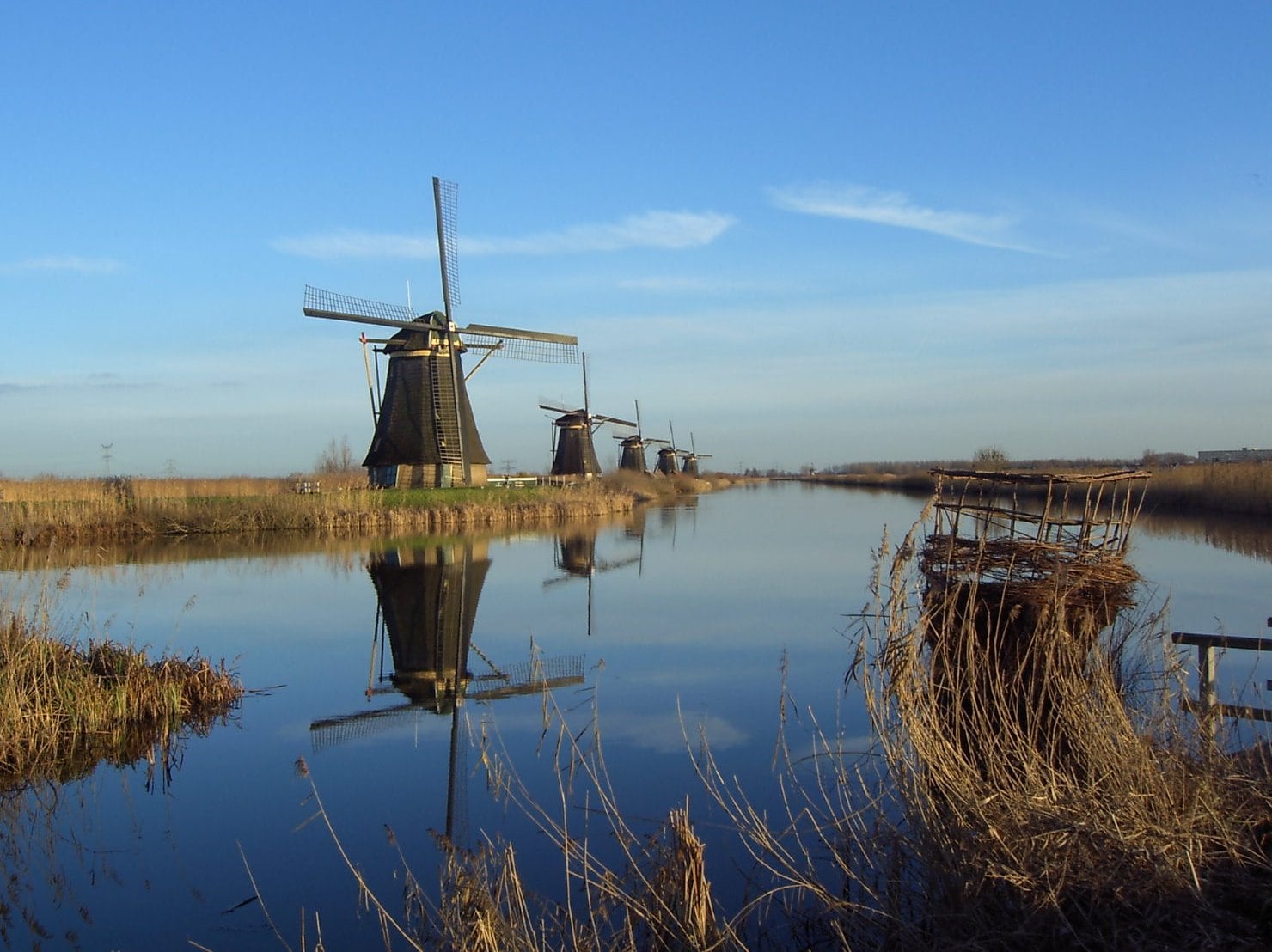 Kinderdijk Windmills in Kinderdijk, Netherlands