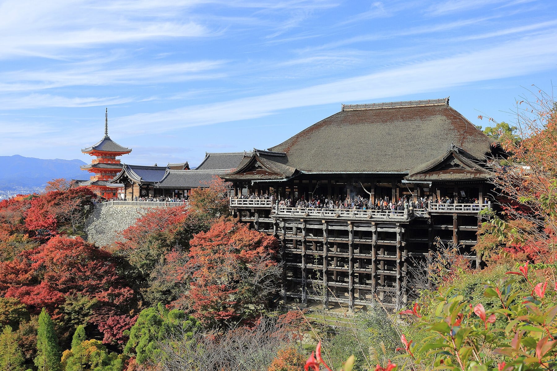 Kiyomizu-dera in Kyoto, Japan
