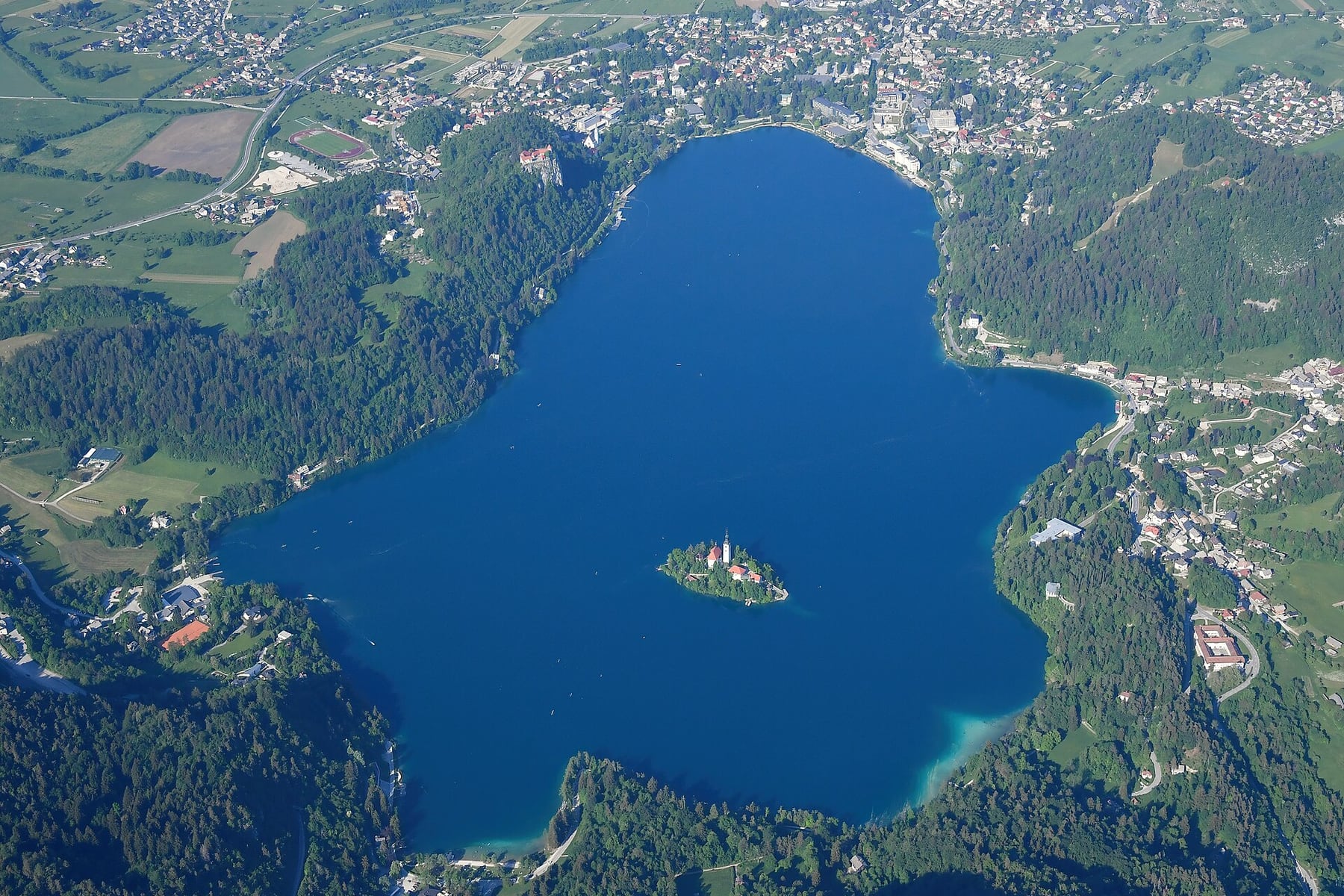 Lake Bled in Bled, Slovenia