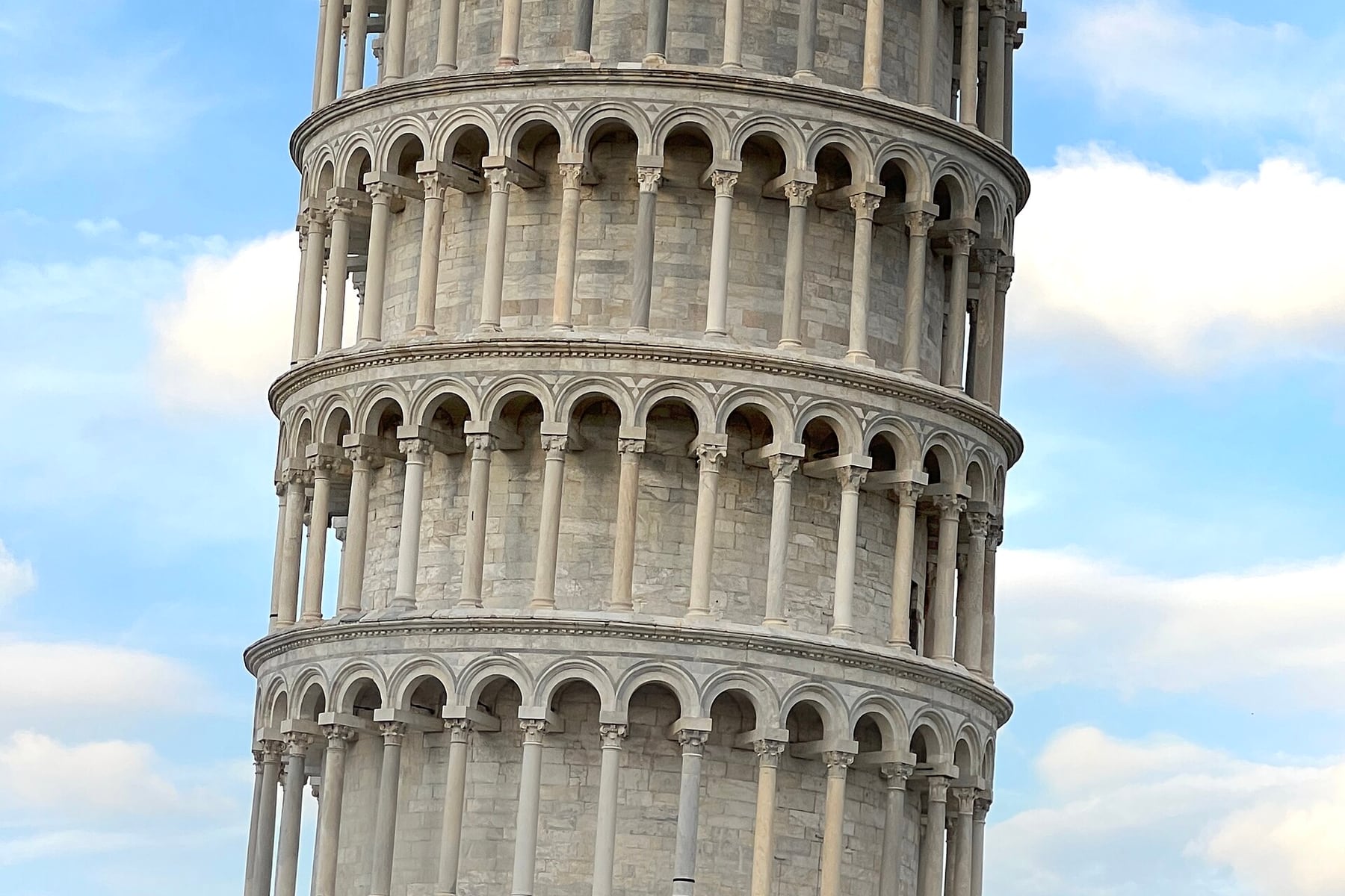 Leaning Tower of Pisa in Pisa, Italy