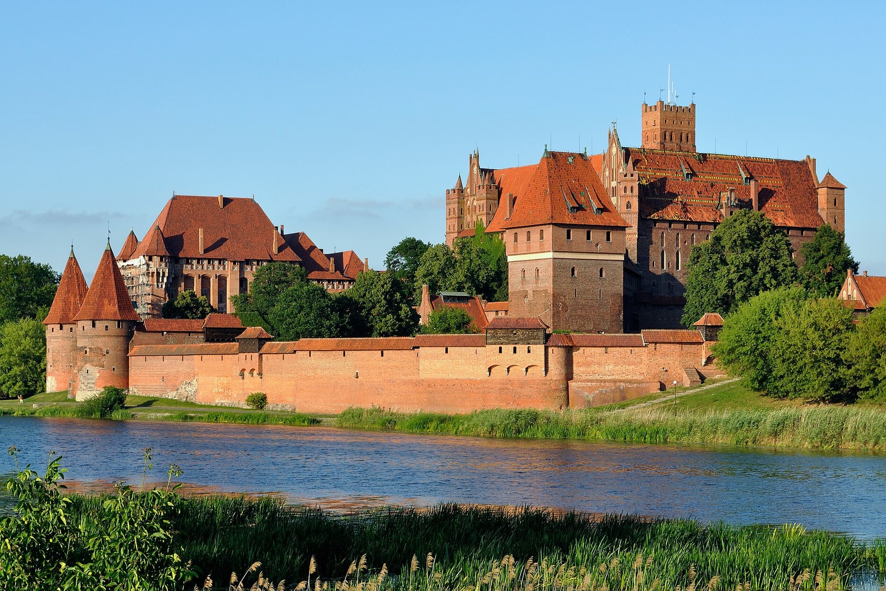 Malbork Castle in Malbork, Poland
