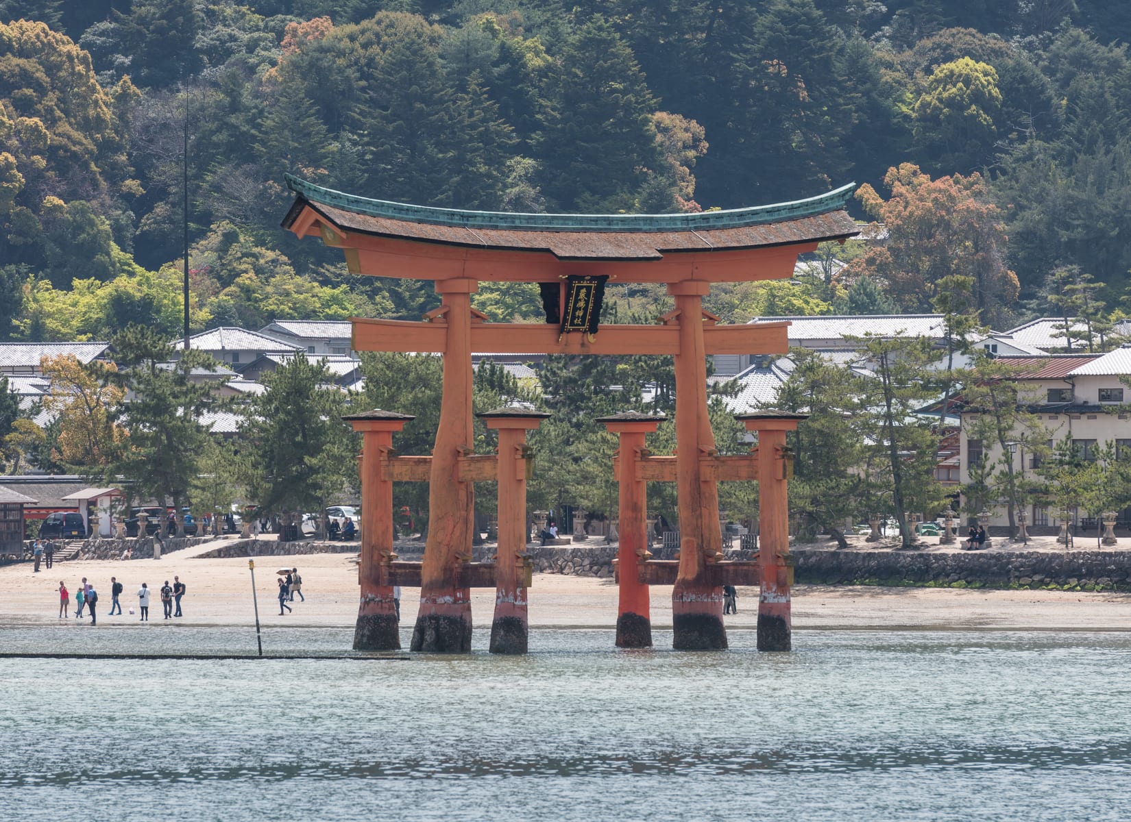 Itsukushima Floating Torii in Miyajima, Japan