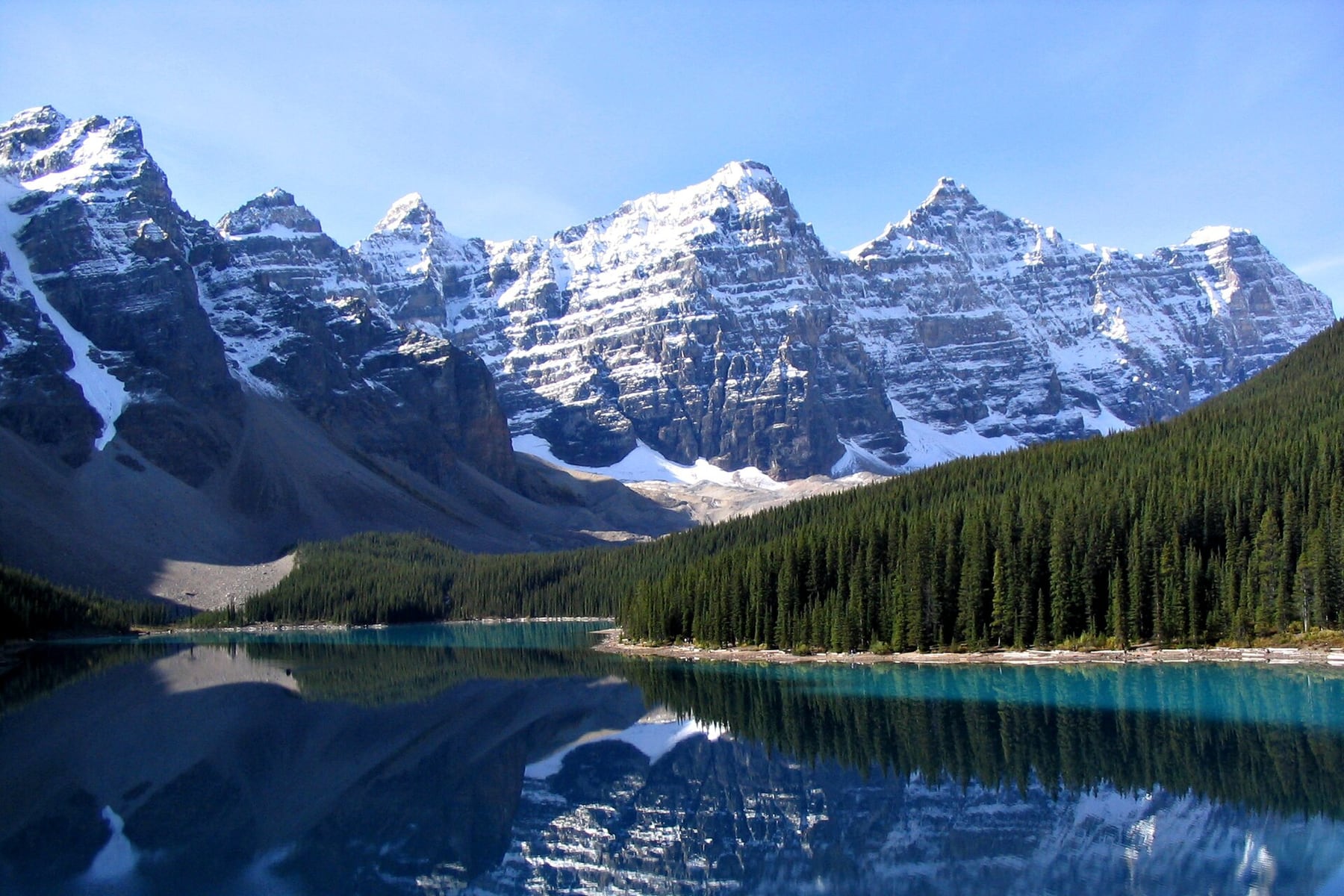 Moraine Lake in Banff, Canada