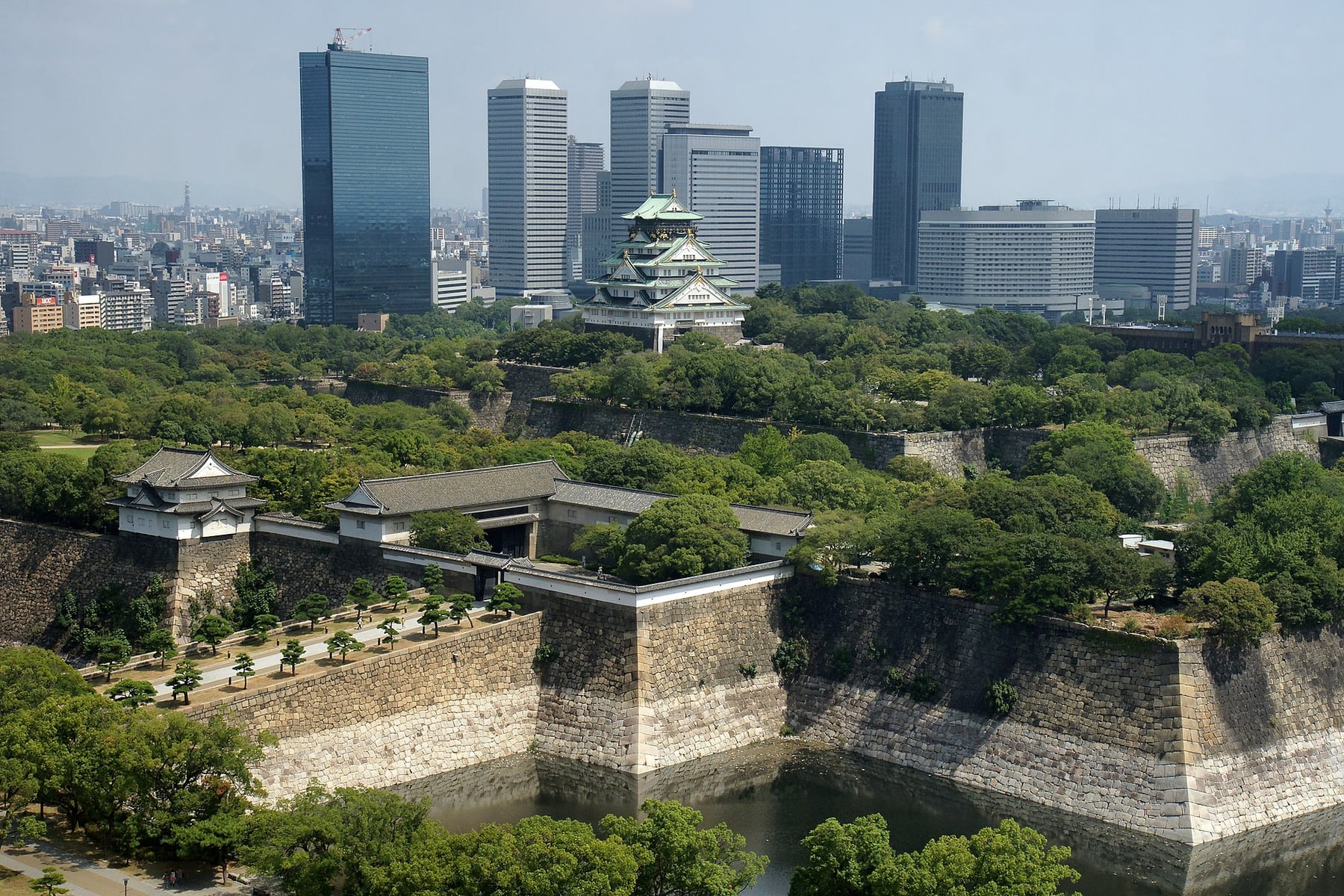 Osaka Castle in Osaka, Japan