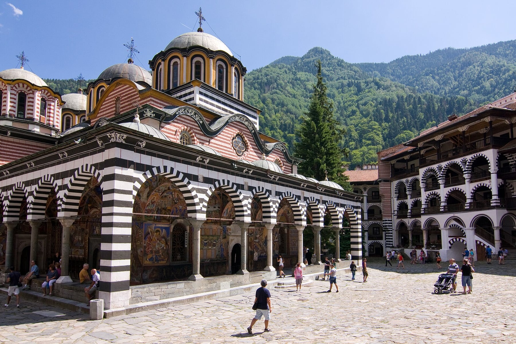 Rila Monastery in Rila, Bulgaria