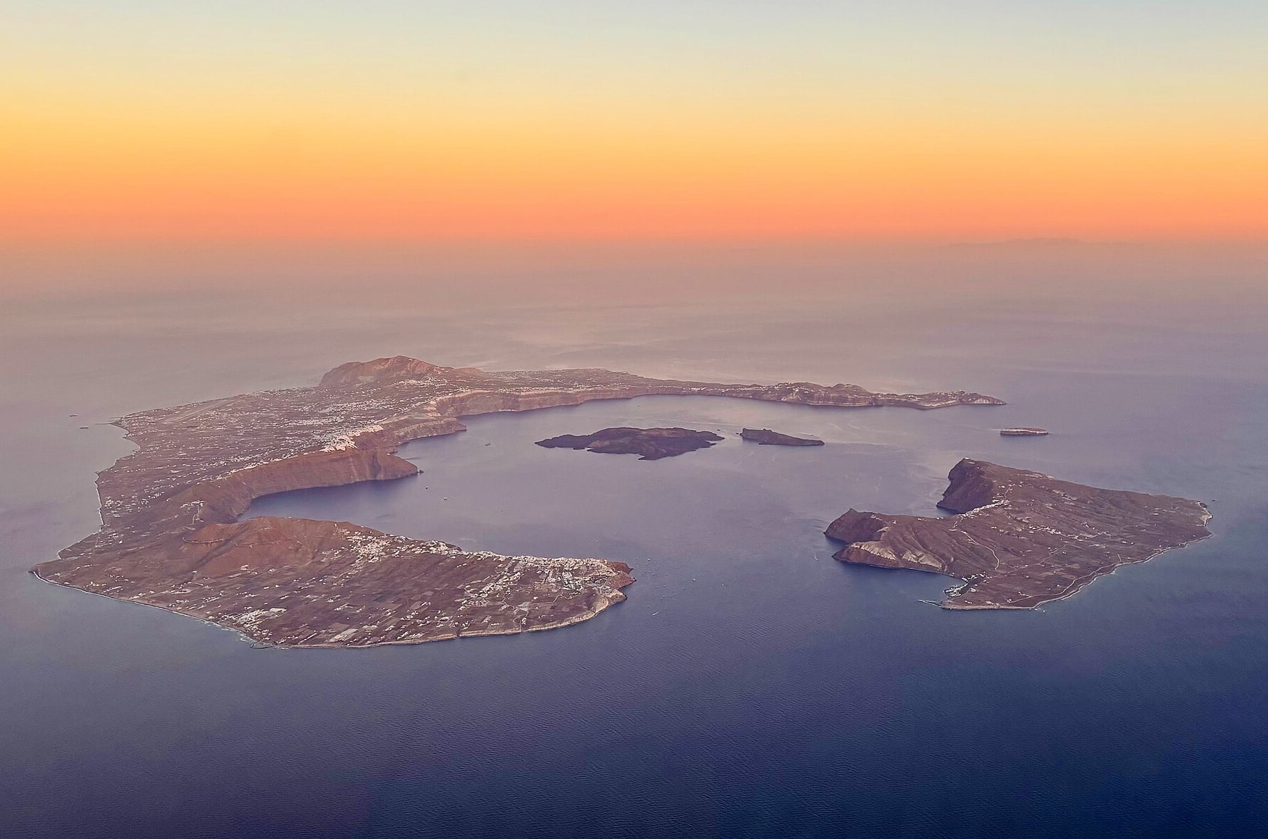 Santorini Caldera in Santorini, Greece