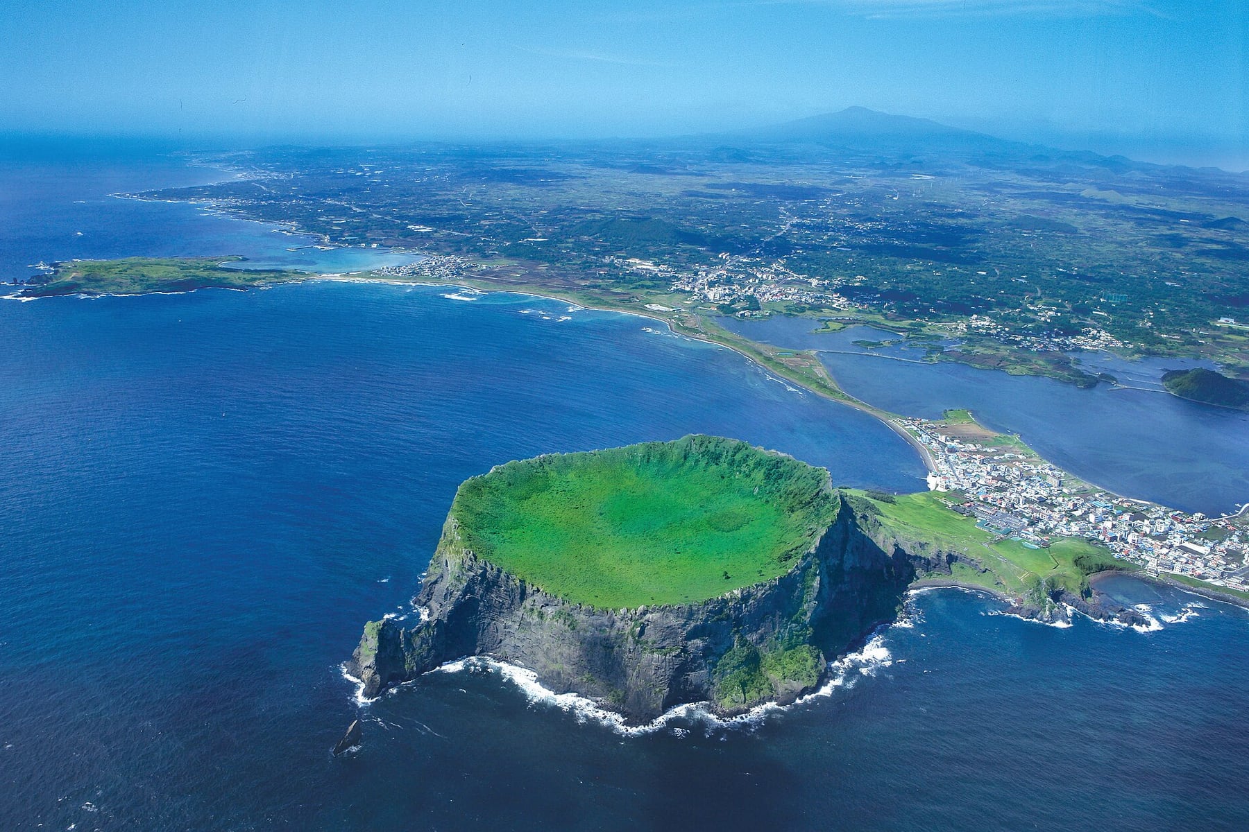 Seongsan Ilchulbong in Jeju, South Korea