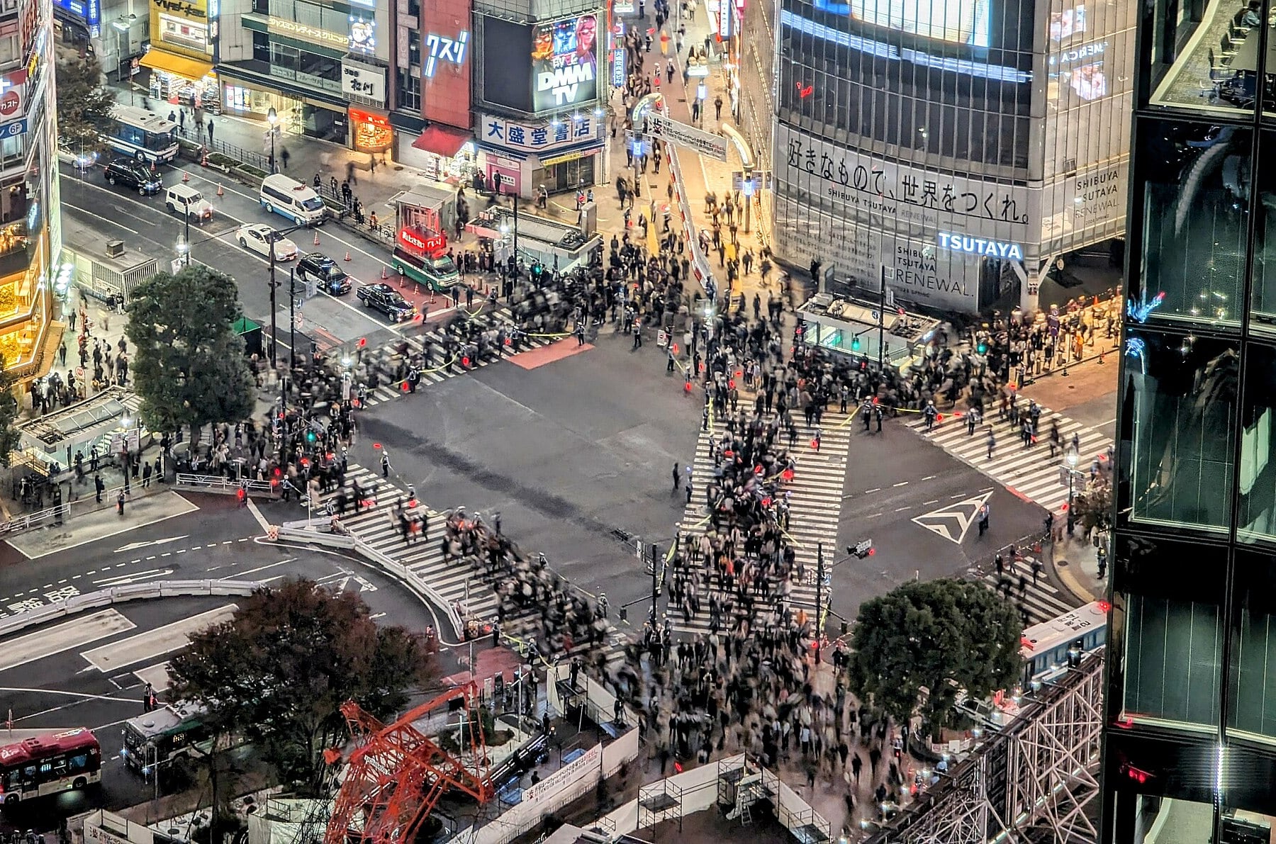 Shibuya Crossing in Tokyo, Japan