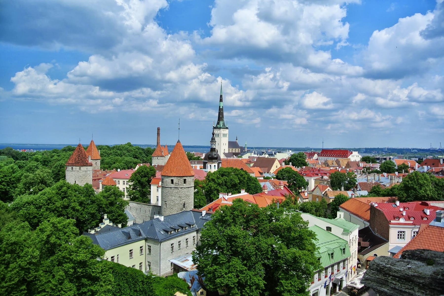 Tallinn Old Town in Tallinn, Estonia
