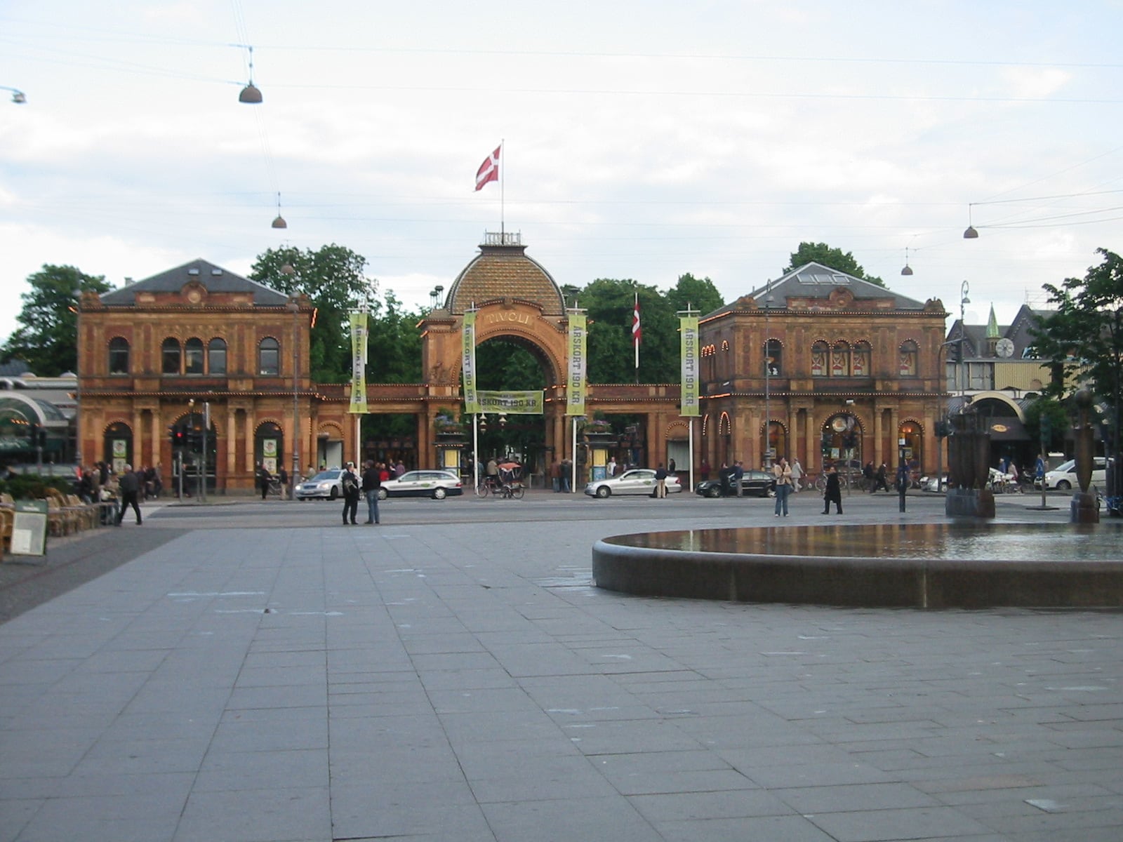 Tivoli Gardens in Copenhagen, Denmark