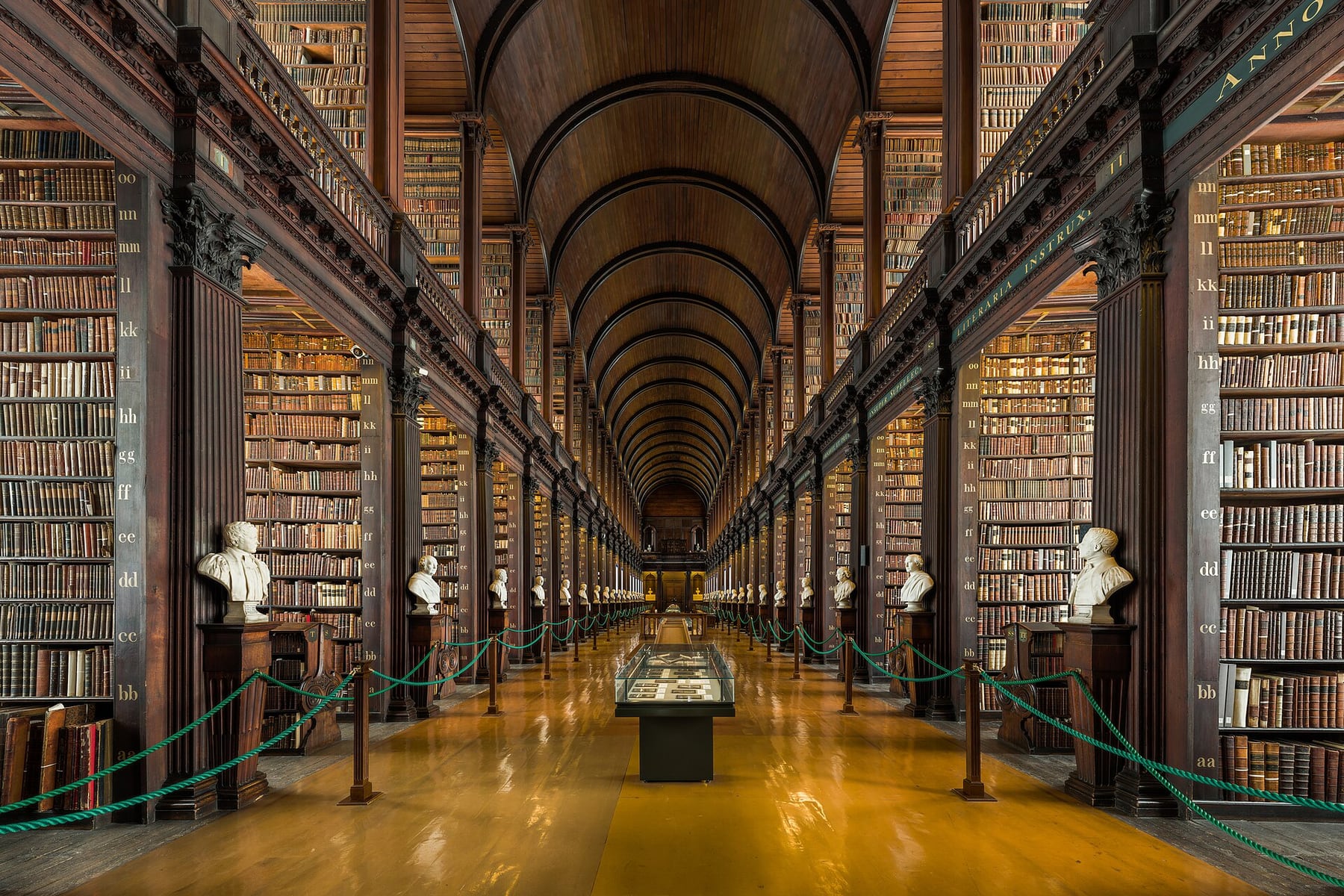 Trinity College Library in Dublin, Ireland