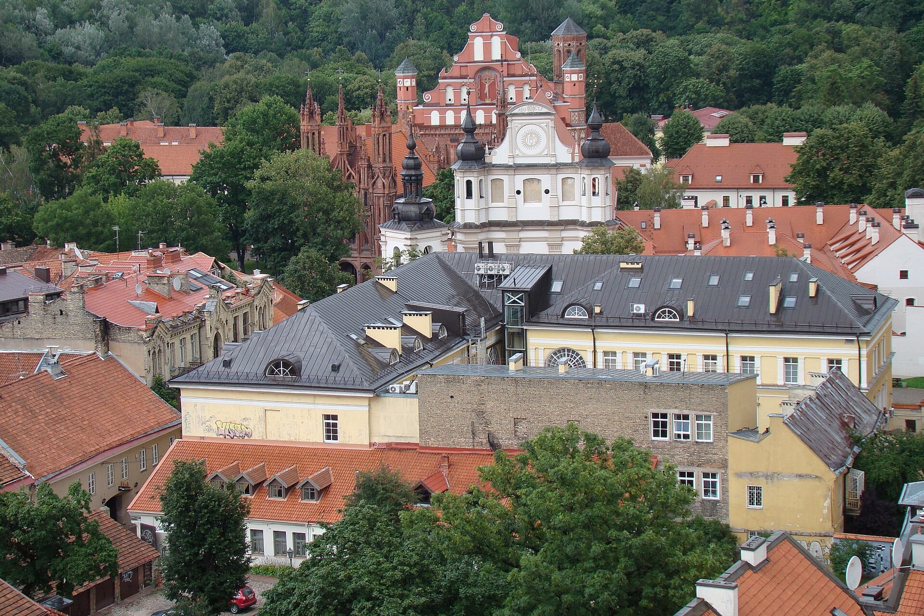 Vilnius Old Town in Vilnius, Lithuania