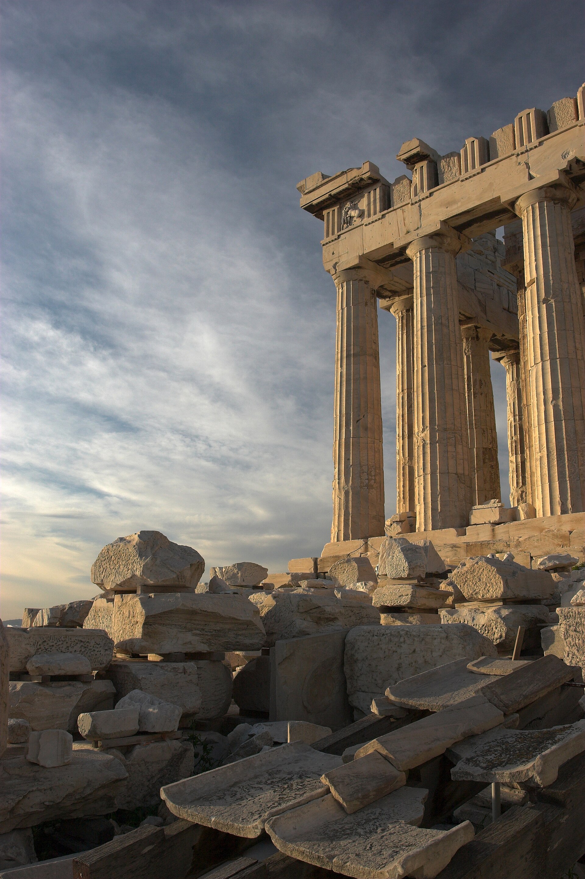 The Parthenon on the Acropolis in Athens