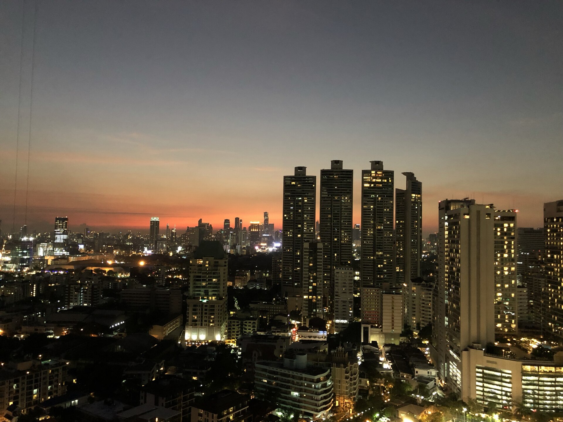 Night scene in Sukhumvit, Bangkok