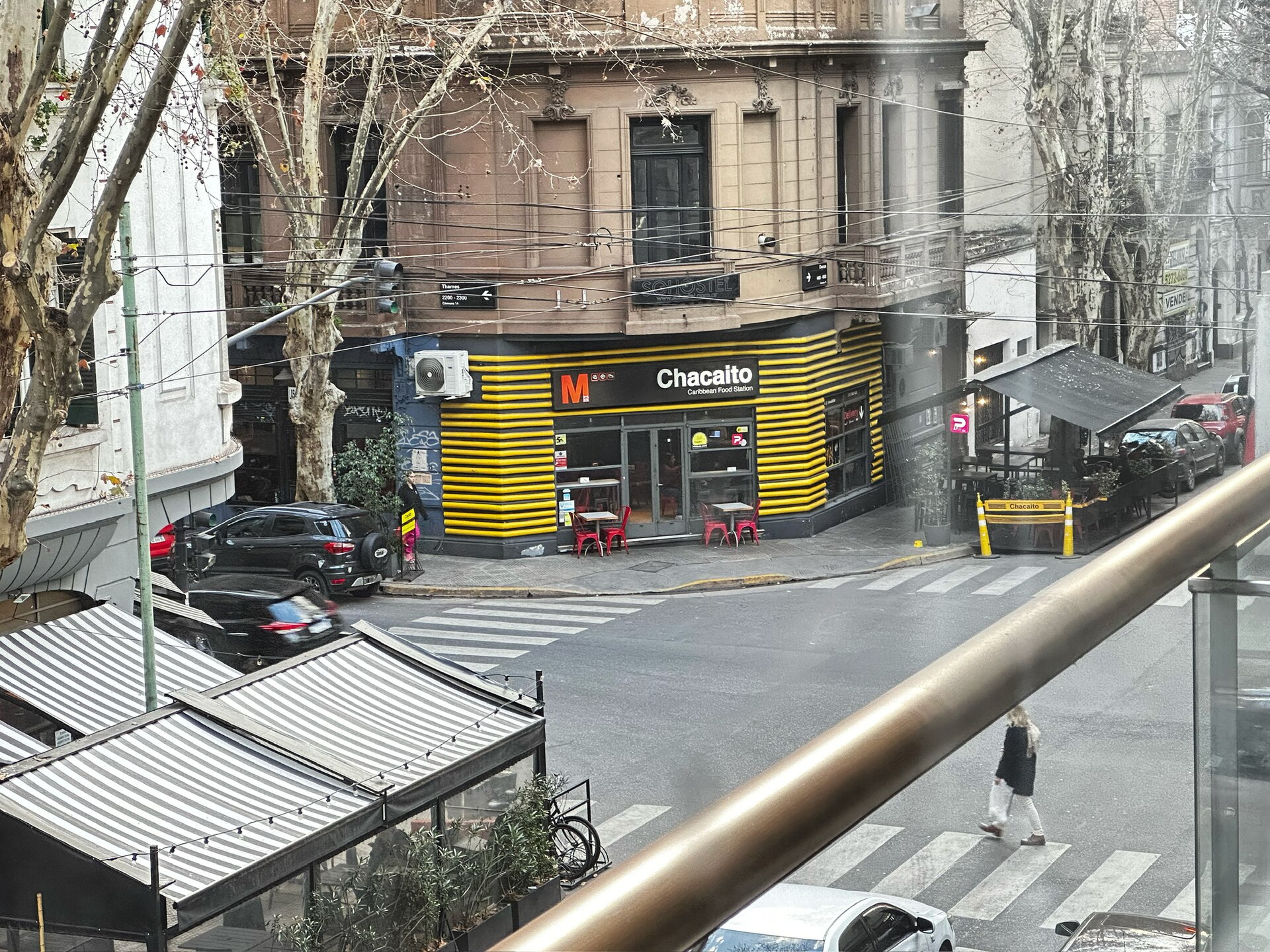 Street view in Palermo, Buenos Aires