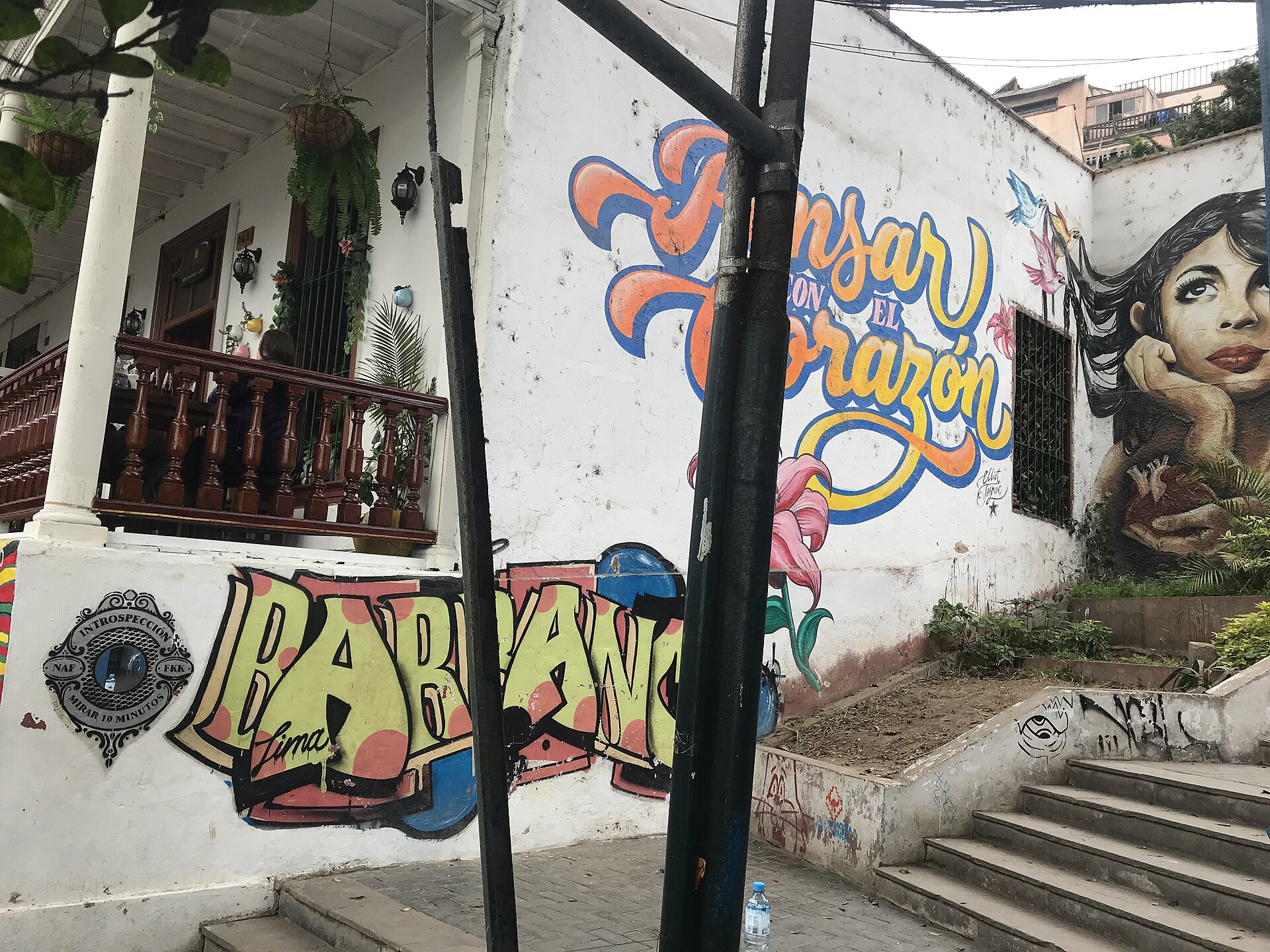 Street scene in Barranco, Lima