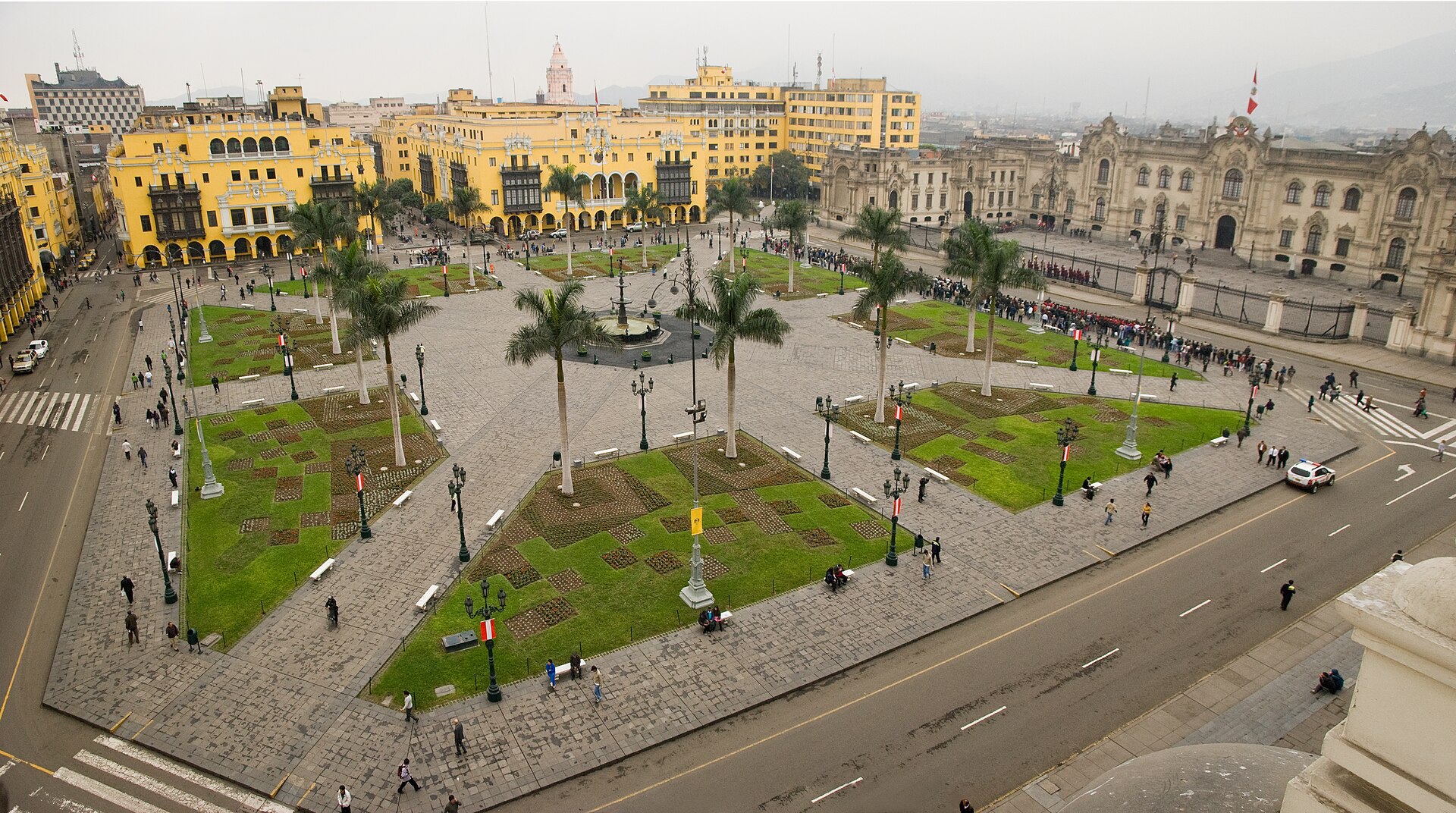 Plaza Mayor in central Lima