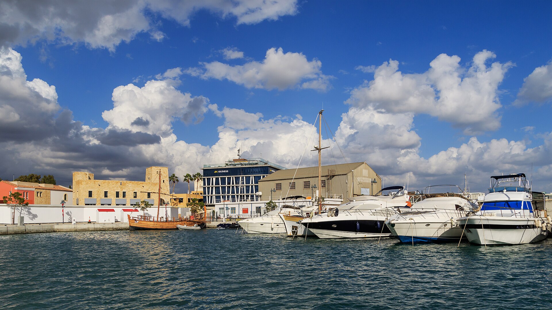 Limassol marina and old harbour on Cyprus's southern coast
