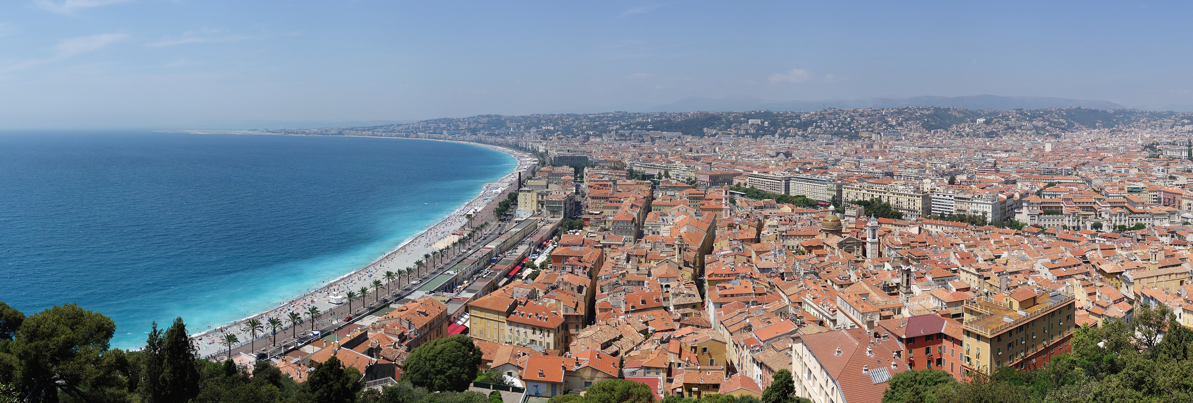 Nice seen from Castle Hill with the Baie des Anges and old city in view