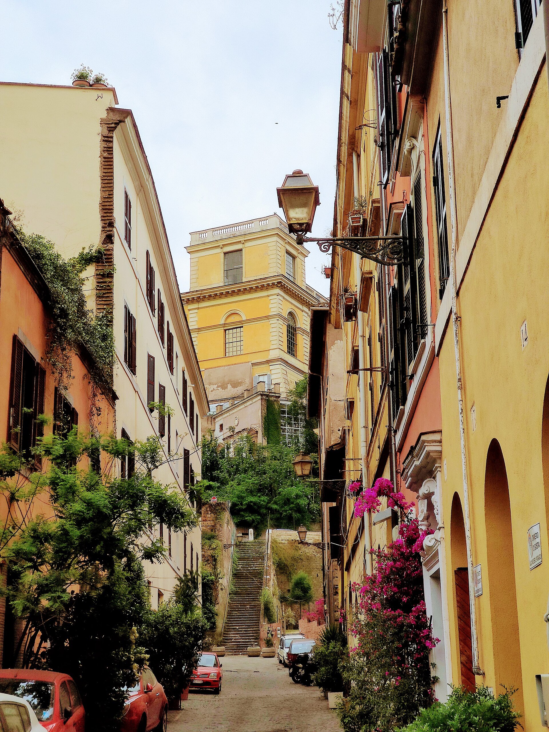 Street scene in Trastevere, Rome