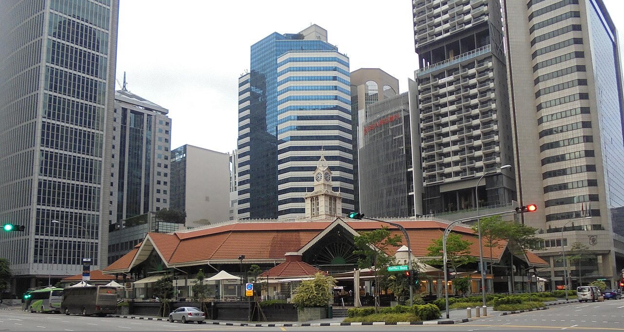 Lau Pa Sat hawker market in Singapore
