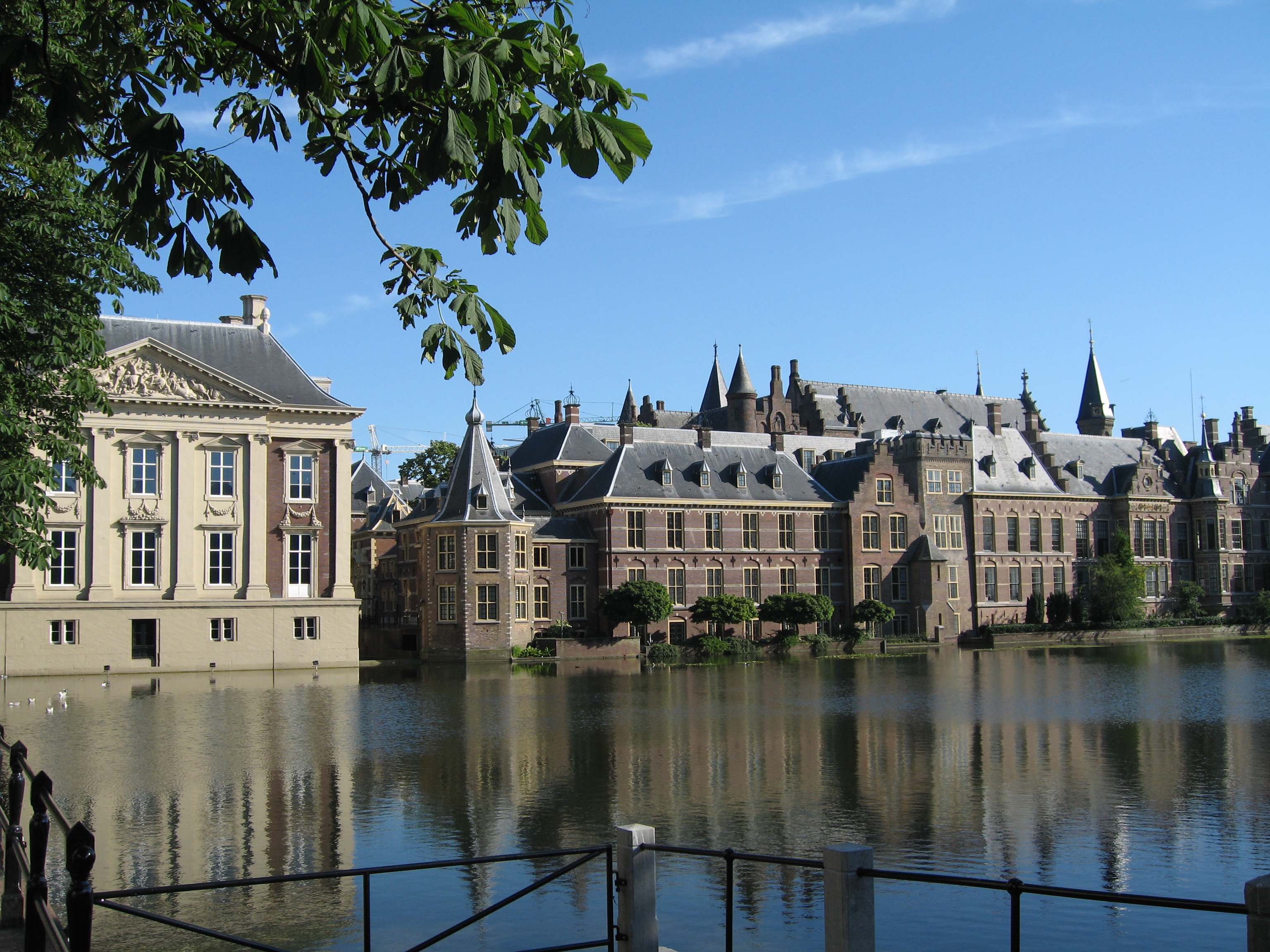 Binnenhof and Hofvijver in The Hague