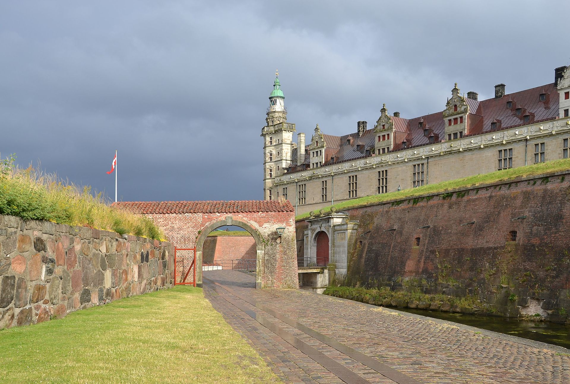 Kronborg Castle in Helsingor, Denmark