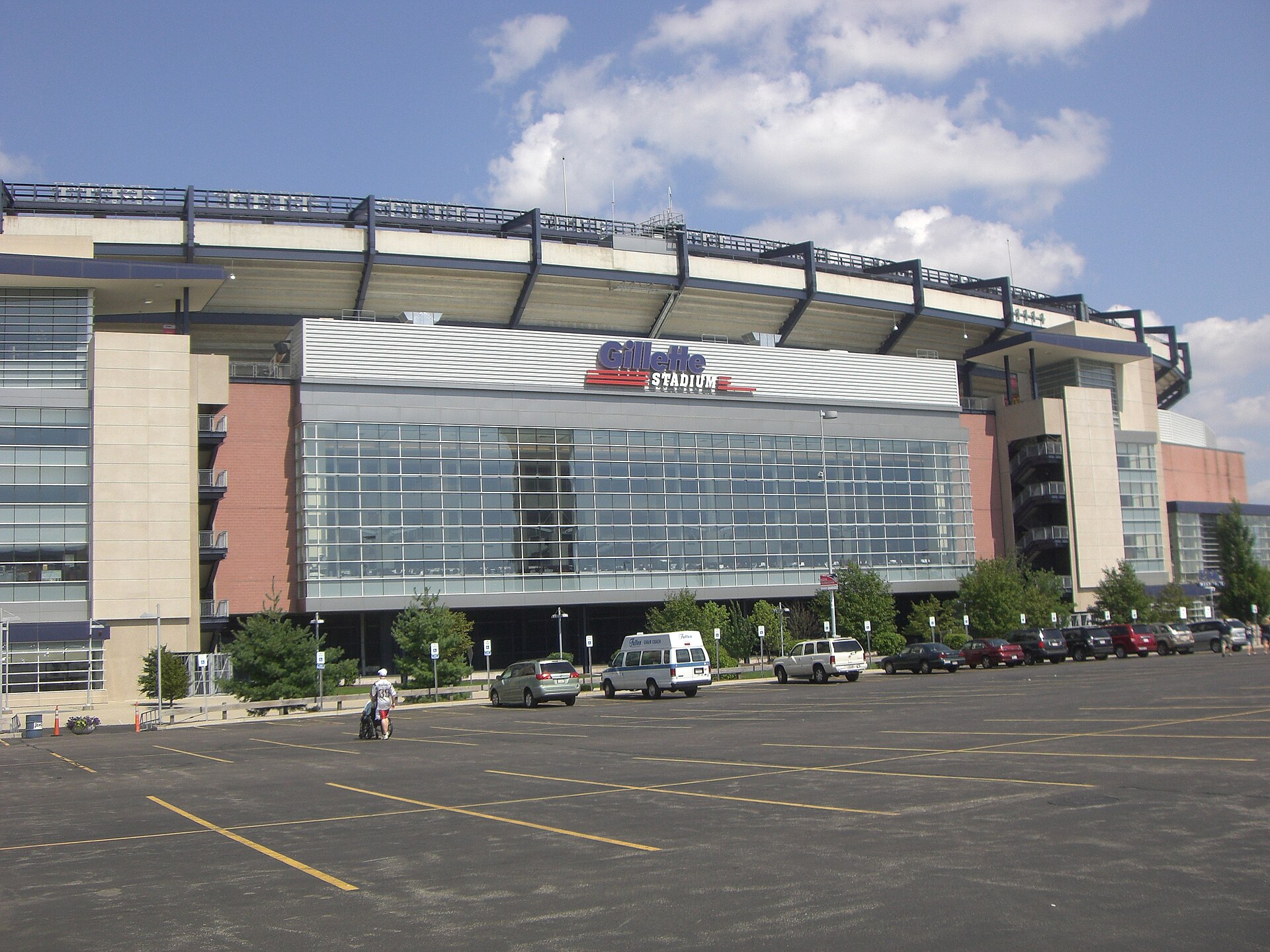 Gillette Stadium in Foxborough near Boston