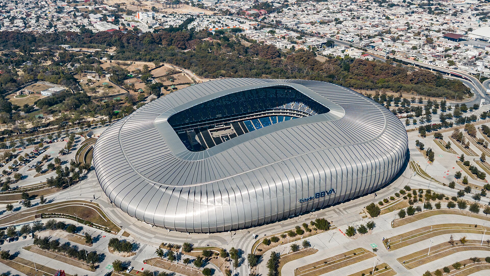 Estadio BBVA in Guadalupe near Monterrey
