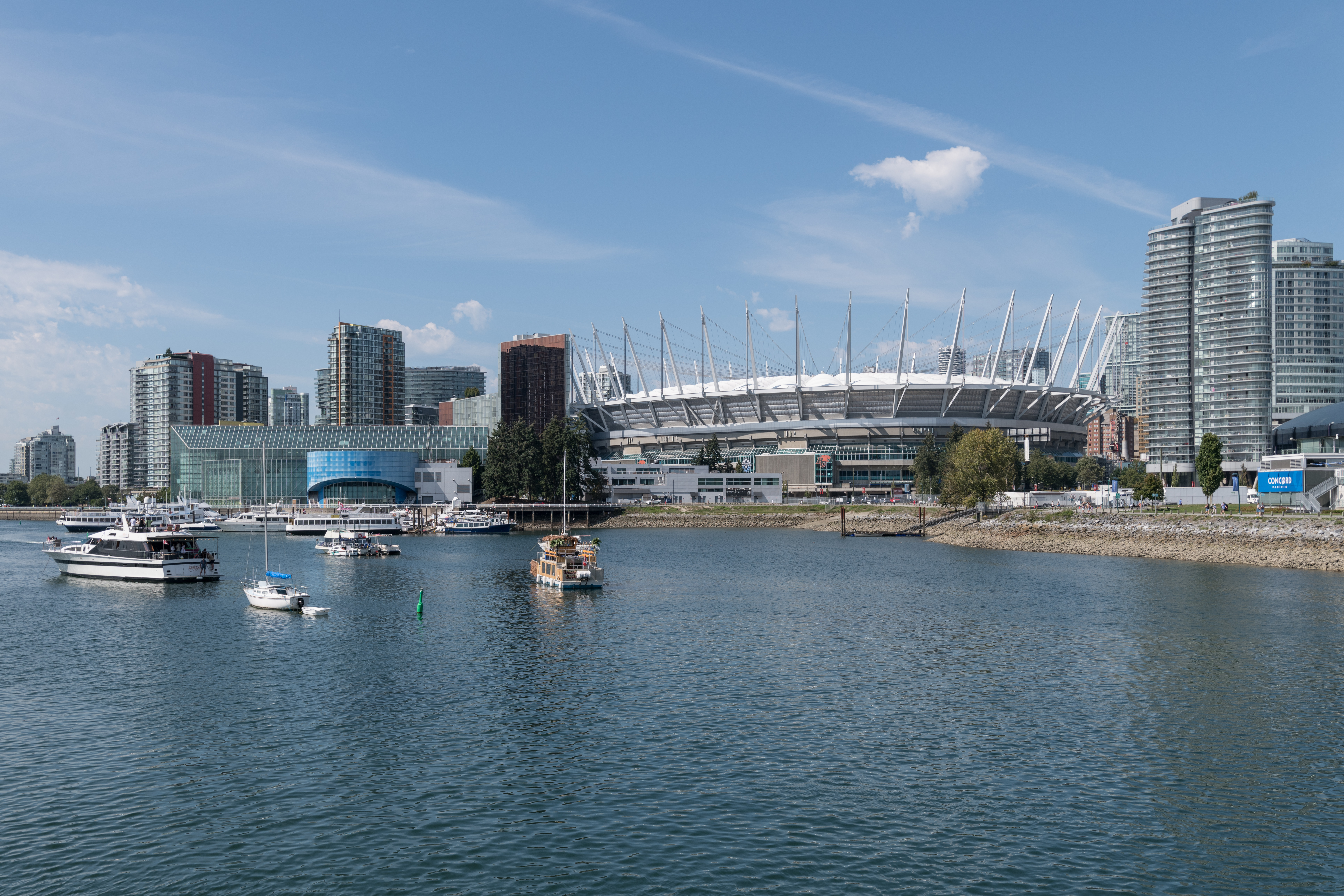 BC Place and the Vancouver waterfront